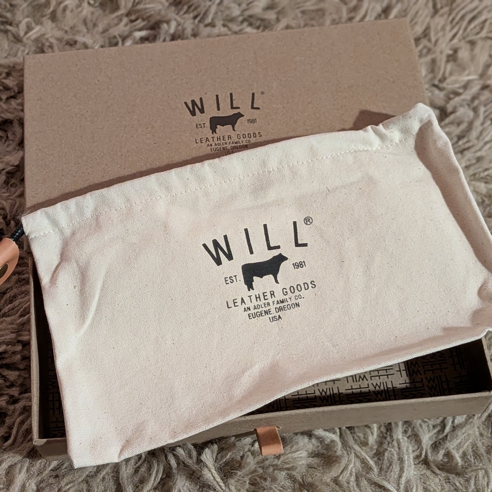 Will Leather Goods Continental Hair On Hide Leather Wallet - Picture 6 of 6